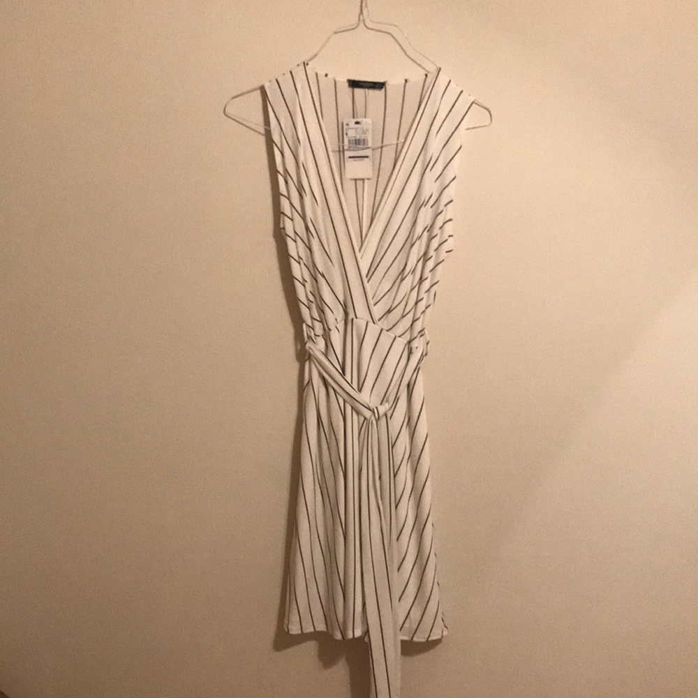 Mango white striped dress - Picture 5 of 6